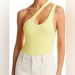 Bardot lemon rubbed bodysuit size small